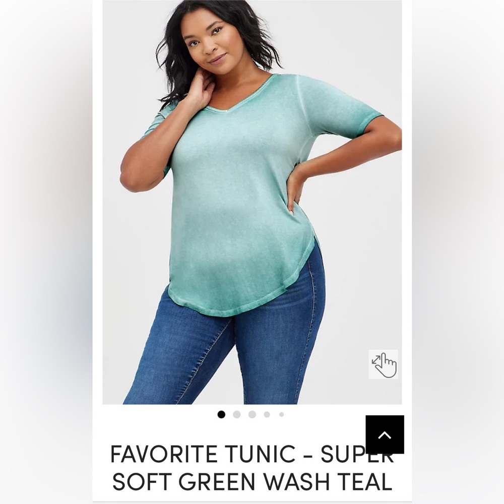 Torrid tunic blouse